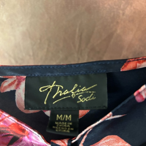 Great Navy Floral Chemise by Thalia Sodi Size M - Picture 4 of 6